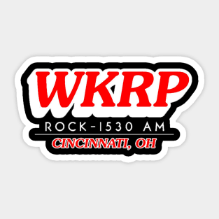 wkrp turkey drop radio Sticker